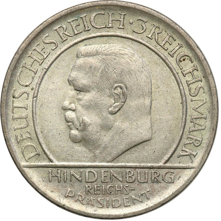 Niemcy, Weimar. 3 marki 1929 G